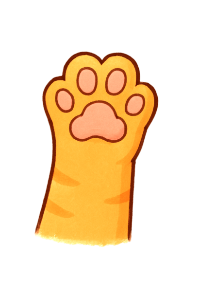 Cat paw